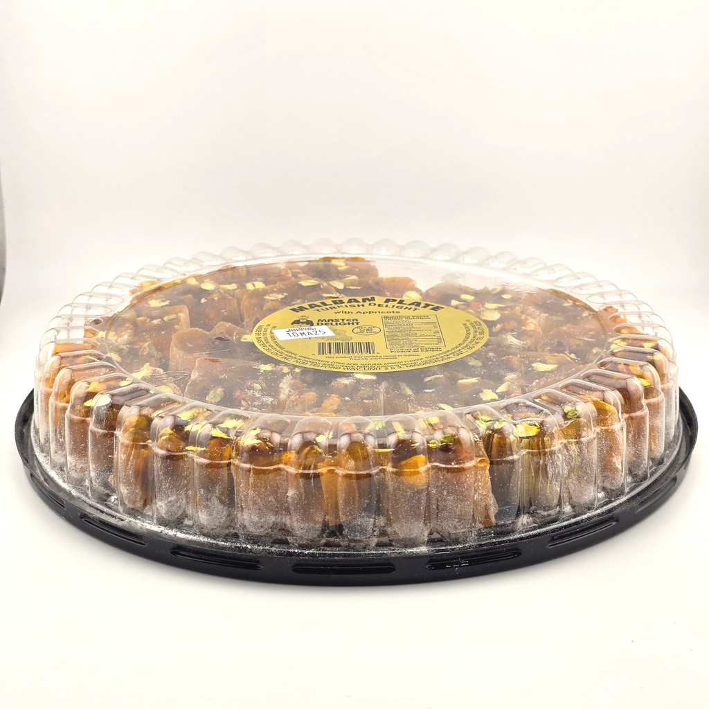 Master Delight Malban - Apricot & Pistachio - Round Plate (12x2LB)