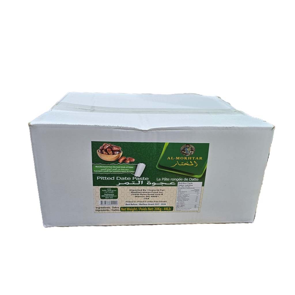 Al-Mokhtar Pitted Date Paste (4x11LB)