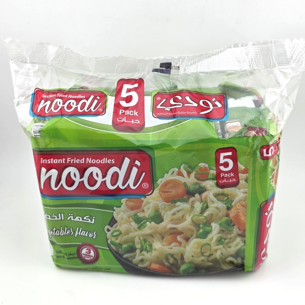 [1274] Noodi Instant Noodles - Vegetable - Bags (8x5x70G)
