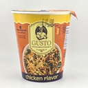 Gusto Instant Noodles - Chicken - Cups (24x60G)