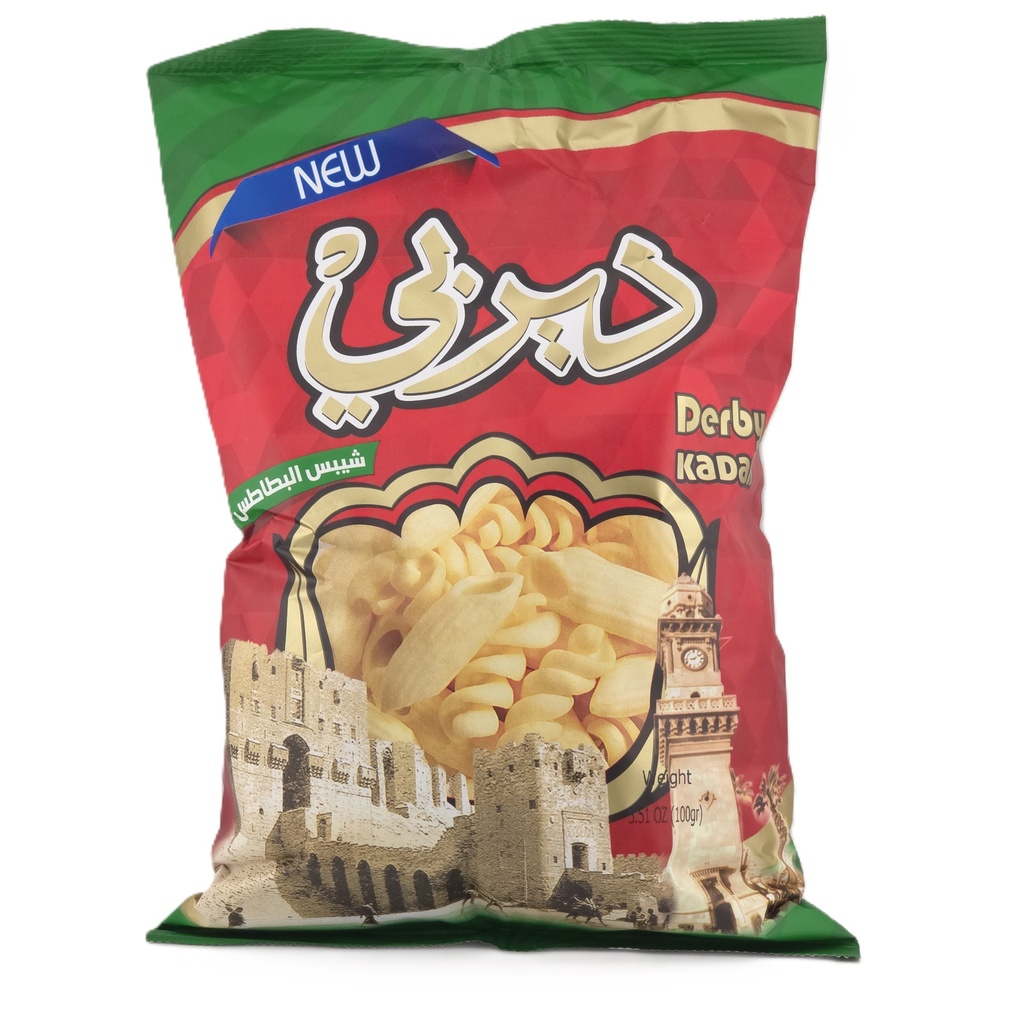 [1409] Derby Potato Chips - Regular (20x100G)