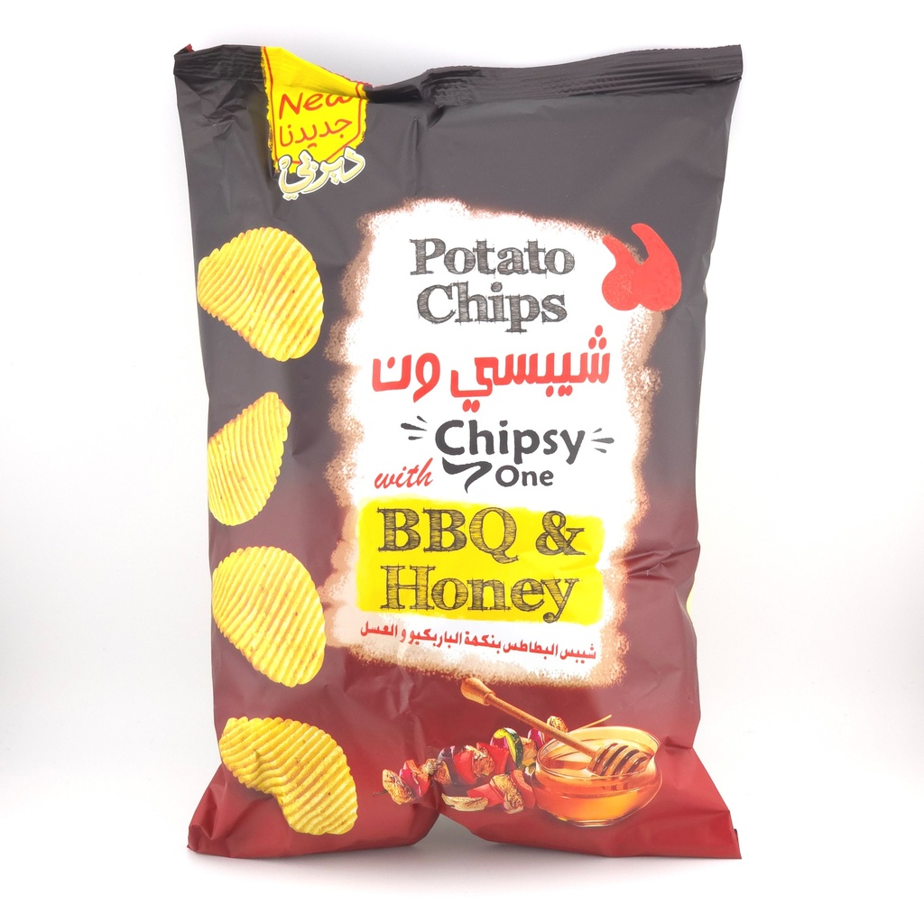 Crispy One Potato Chips - BBQ & Honey (20x100G)