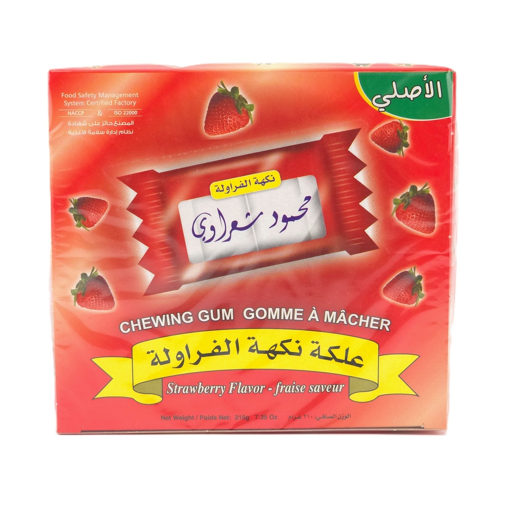Sharawi Gum - Strawberry Flavor (24x100ct)