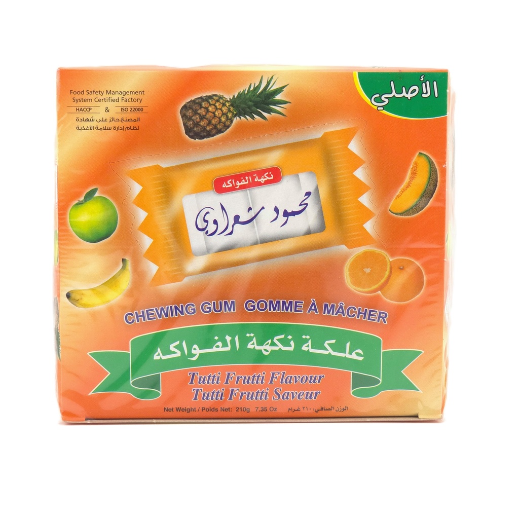 Sharawi Gum - Tutti Frutti Flavor (24x100ct)