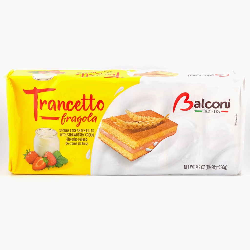 [1444] Balconi Sponge Cake - Strawberry Cream 15x10x28g