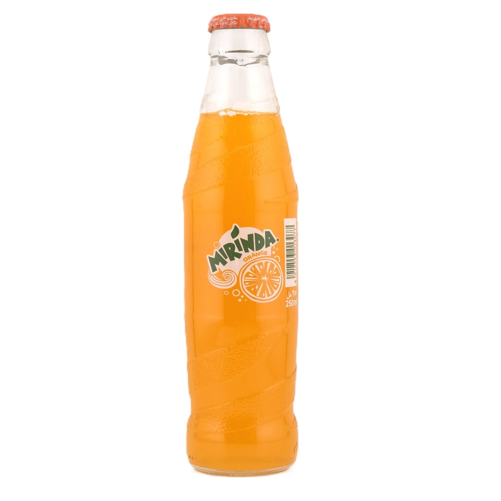 [868] Mirinda Orange - Glass Bottles (24x250ML)