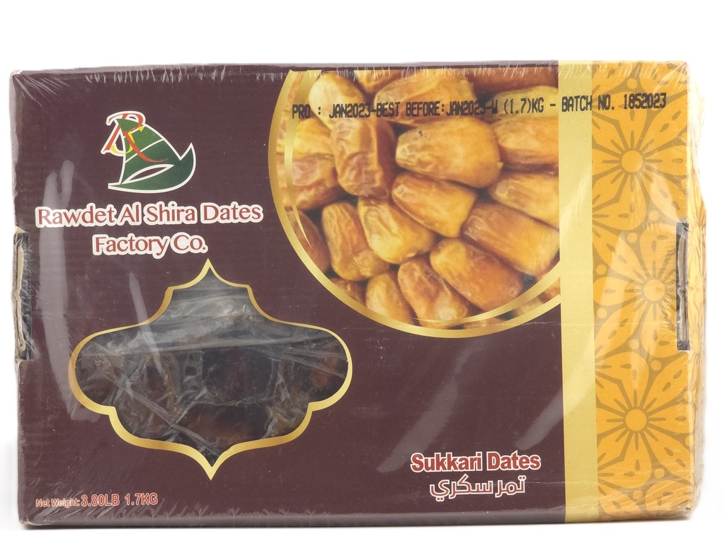 Al Shira Sukkari Dates - Rotab Box (6x1.7KG)