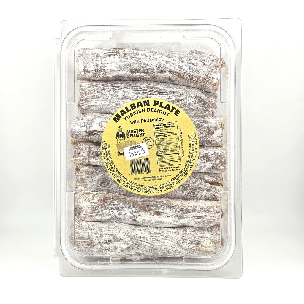 Master Delight Malban - Pistachio Long - Round Plate (12x2LB)