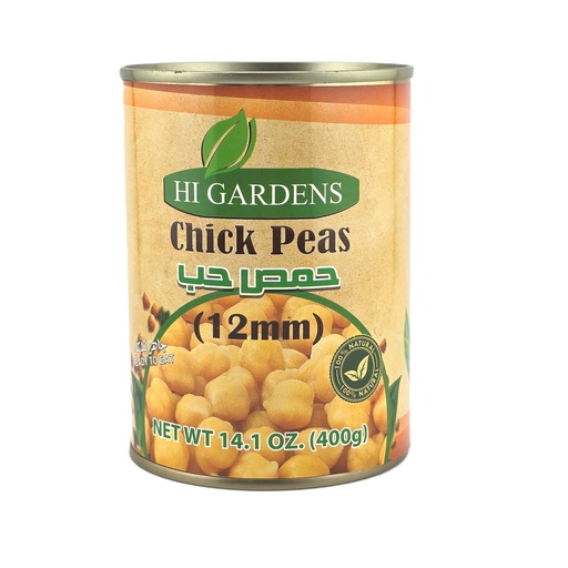 [1316] HI Gardens Chickpeas - Cans (24x400G)
