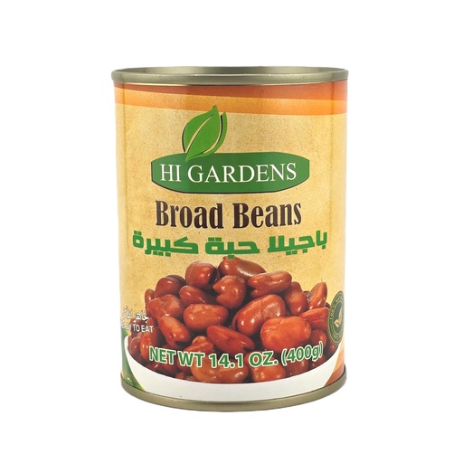 [1317] HI Gardens Broad Beans (Bajella) - Cans (24x400G)