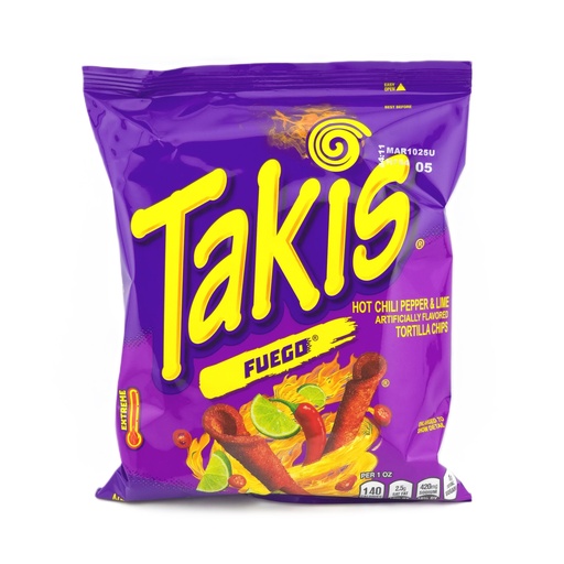[289] Takis Chips - Fuego (20x3.25OZ)