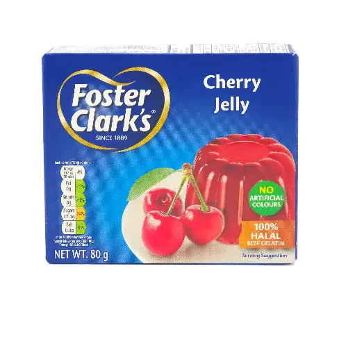 [1486] Foster Clark's Jelly Powder - Cherry - 24x6x80g