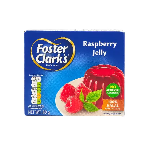 [1491] Foster Clark's Jelly Powder - Raspberry - 24x6x80g