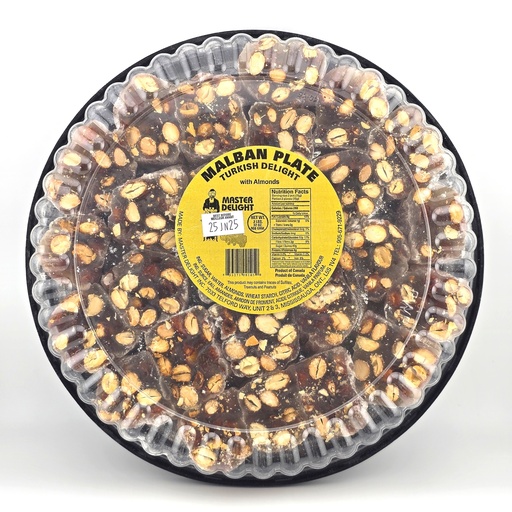[1073] Master Delight Malban - Almonds - Round Plate (12x2LB)